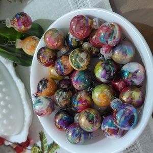 1" beautiful glass ornaments